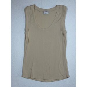 LNA Clothing Ribbed Tank Top Beige Scoop Neck Sleeveless Women's Small